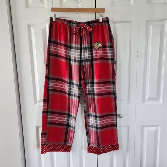 4/$25 Sideline Apparel NHL Plaid Sleep Pants - Picture 1 of 10